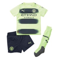 Manchester City Erling Haaland #9 Fußballbekleidung 3rd trikot Kinder 2022-23 Kurzarm (+ kurze hosen)
